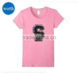 OEM Only Customized Ladie Sequin T Shirt With Sequin Patch thumbnail-1