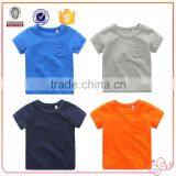 China Apparel Supplier Factory Direct Printed Custom Kids Clothes Child T-shirt With Pocket thumbnail-1
