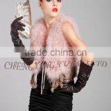 CX-G-B-79C Womens Clothing Turkey Feather Dress thumbnail-1