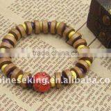 Fashion Color Wood Beads Bracelets, West Style Jewelry, Fashion Children Bracelet Jewelry thumbnail-1
