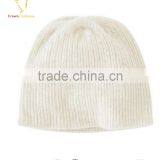 Lovely Plain Womens Cashmere Beanie Hat thumbnail-3