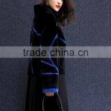 Real Fur Coat For Women Denim Tops & Jacket Female Sheepskin Coats Double-faced Fur Sheep Shearing Overcoat Free Sheepskin thumbnail-3