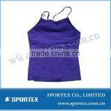Ladies Sun-top Yoga Wear, Ladies Vest Yoga Wear, Ladies Yoga Wear With Cup thumbnail-1