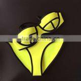 2017 Swimsuit Factory Color Block Swimwear for Woman thumbnail-3