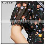 Custom Factory Service Modern Style Casual Women's Summer Long Chiffon Floral Maxi Dresses 2017 thumbnail-3