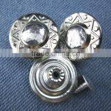 Big Rhinestone Round Jean Buttons thumbnail-1