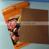 Non-stick Copper Grill Baking Mat BBQ Grill Mat Fireproof Charcoal Yoshi Bbq Grill Mat