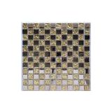 metallic glass mosaic for wall decoration
