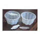 250ml Clear Dessert Disposable Ice Cream Cups For Salad 5.5cm
