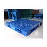 Single Side Export Plastic Pallets With Steel Tubes Inside , 10001000150