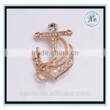 C08897 FACTORY PRICE hot sale fashion anchor brooch