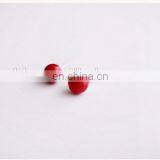 Red Bead Ball Charm Earring Stud Silver Stud Earring Charming Ear Bead Stud Fashion Jewelry thumbnail-5
