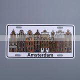 Wholesale Promotion Cheap Custom Prined Motorcycle Decorative Metal Signs Tin Licence Number Plate thumbnail-1