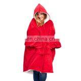 Hooded Blanket Adult or Youth Size Sweatshirt Fleece or Sherpa Sloth Blanket thumbnail-5