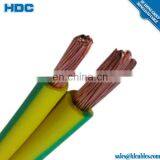 Copper Core Earthing Cable PVC Insulation 50mm2 Yellow Green Grounding Cable thumbnail-3