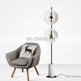 Modern Creative Standing Lighting White Marble Art Floor Lamp For Living Room Hotel thumbnail-6