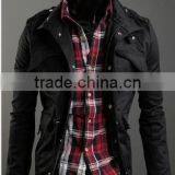 2015 Hot Sale Spring Coats Zipper Men New Fashion Men`s Coat Latest Design for Men thumbnail-3