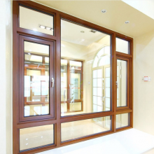 Design China Factory Picture Aluminum Alloy Frame Double Glass Casement Window And Door Profile thumbnail-2