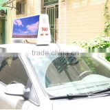 Hot sale p5 outdoor 105*24*46cm full color 3G/Wifi LED taxi roof top advertising signs
