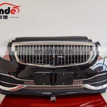 Runde Car Modification Factory Price Maybach Style Front Bumper+Grill Body Kit For Mercedes V Class W447 Vito Metris V260 2014- thumbnail-4