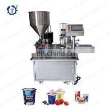High Quality Tahini Peanut Butter Lubricant Paper Cup and Cover Sealing Machine