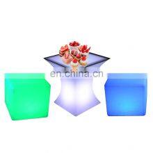 Illuminated Led Cube Seat Led Cube Lighting up Chair Disco Led Table Hookah Vip Seating thumbnail-1