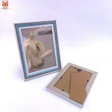 Wholesale PS Plastic Photo Frame Slotted Sky-blue Little Scale Design Photo Frame Environmental Photo Frames for Walls or Table thumbnail-4