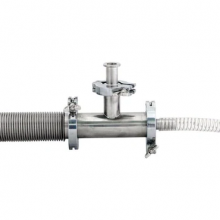 KF-10 Vacuum Clamp (Stainless)+Stainless Centering Ring + Viton Gasket thumbnail-3