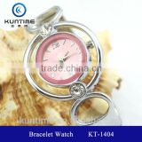 ladies crystal bracelet watch glass face bangle watches for girls japan movt quartz watch stainless steel back