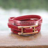Fashion Design Charm Custom Bracelet Mens Leather Bracelet for Men thumbnail-2