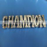 Wholesale 6 Rhinestones Diamond DIY 18mm Slide Letter Charms thumbnail-4