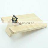 Wooden Card Usb Disk 2.0 16gb With Gift Boxes Supplier's Choice