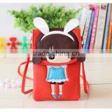 Wholesale Cartoon Small Beauty Girl Mobile Phone Bag Cell Sling Phone Bag thumbnail-2