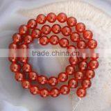 AB0583 4/6/8/10/12/14/16mm Round Natural Red Carnelian Agate Beads thumbnail-1