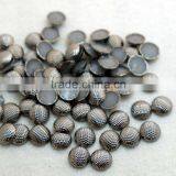 Wholesale Price 6mm/8mm/10mm Alloy Hot Fix Stud Round With Spot, Garment Metal Fittings, Jeans Metal Fitting thumbnail-2