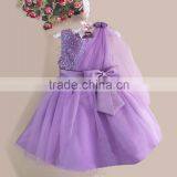 Baby Girls Party Wear Dress Children Frocks Designs 2015 Short Party Dress Western Dress Girls Lace Dress thumbnail-1