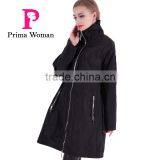 2016 Spring Latest Design Light Fashion Long Women Trench Coat thumbnail-5