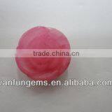 Natural Semi-precious Jewelry Stone Hand Carved Rose Flower For Ring thumbnail-2