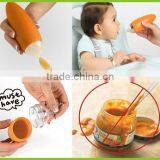 Baby Food Dispenser As Seen On TV Silicone Baby Food Dispensing Spoon