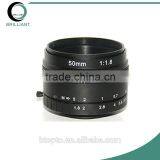 5MP 43mm Format T-mount Manual Iris Fixed Focal 50mm Industrial Camera Lens thumbnail-1