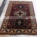 Beautiful hand knotted handmade carpet camel wool carpet from Jaipur India