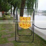 Leisure Foldable Single Swing Hanging Chair With Stand thumbnail-2