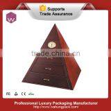 Black Large Empty Humidor Wood Cigar Box for Sale thumbnail-3