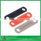 Sinicline Bag Use PVC Patch With Embossed Logo/OEM Color PVC Patch