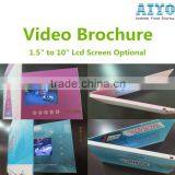 2016 Hot 1.5" to 10" Lcd Book Full Color Printing Video Brochure thumbnail-1