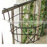 Garden Hanging Iron Plants Pot Tray Wall Ounted Kitchen Wall Shelf thumbnail-3