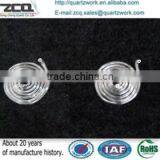 Free Shipping Swan Shaped Clear Quartz Glass Coil/spiral Tube