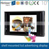 Flintstone 10 Inch Plastic Casing Commercial Use Usb Flash Drive Touch Screen Display Lcd Player Video