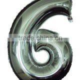 Mylar Balloons Number Six thumbnail-1