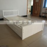 wooden single beds white solidwood